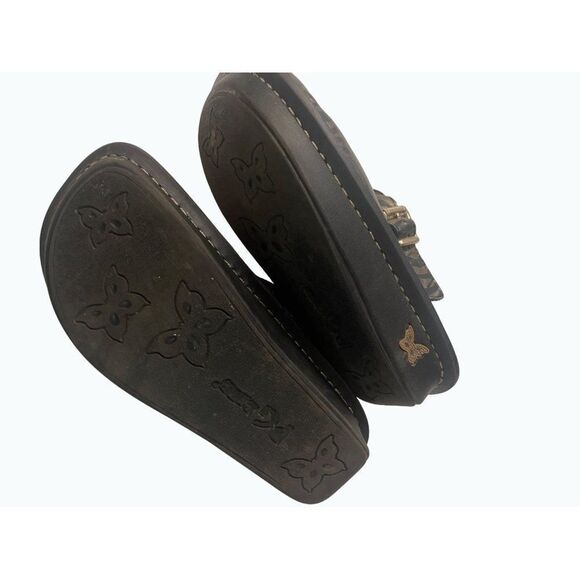 Alegria Classic Collection Happy Clog Safari Tiger Stripe Gold Black 36 US 6 6.5 - Picture 6 of 6